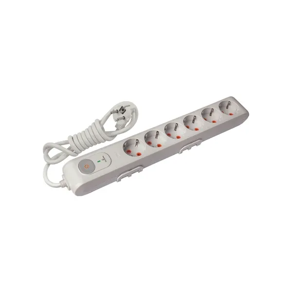 Viko 6lı şok / Akım Korumalı topraklı + çocuk korumalı grup piriz