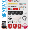 Hikvision 2MP 1080P Sesli Renkli 2 - 4 - 8 - 16 Kameralı Full Color Gündüz Ve Gece Renkli AHD Kamera Seti Tak Çalıştır Seçenekli Set