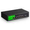 4 Port POE Gigabit 2 Uplink Gigabit 6 Port Full Gigabit Poe Switch