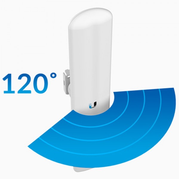 UBNT LITEBEAM (LAP-120) 5AC GHZ 2x2 MIMO AIRMAX 120 DERECE 16dBi 450MBPS ACCESS POINT(ADAPTÖR DAHİL)