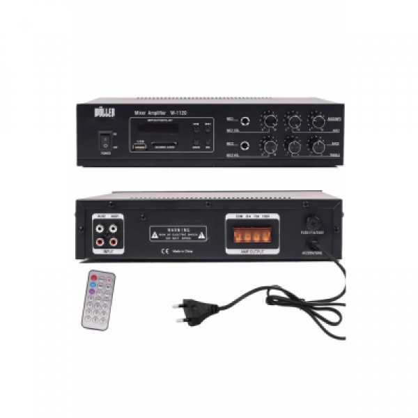 Mixer ANFİ 80W Ditial Bluetooth USB/SD/MP3 Trafolu 220V Amplifikatör