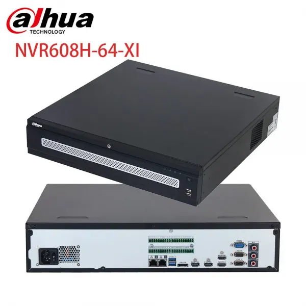 Dahua NVR608H‐64‐XI 64 Kanal 4K H265+ Raid Özellikli Wizmind Akıllı NVR Kayıt Cihazı