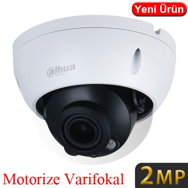 Dahua HDBW1230R-ZS H265+ 2MP 1080P 2.7-12mm Motorize Lensli Fanus Camlı Poeli IP Dome Kamera