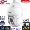 Dahua SD4E225GB-HNR-A-PV1 Gece Renkli Otomatik Takipli H265+ 2MP 1080P 25X TİOC WIZSENSE Fullcolor Poe Akıllı IP PTZ Kamera Ayak Dahil