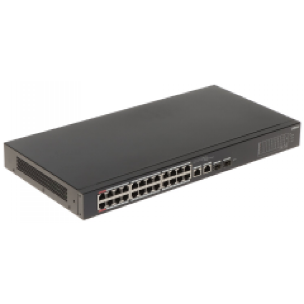 Dahua CS4226-24ET-375 24 Port PoE 375W 2 Port Gigabit Uplink 2 Port SFP Gigabit Combo, Cloud Yönetilebilir Poe Switch
