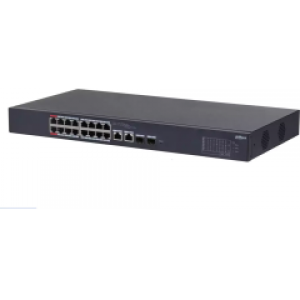 Dahua DH-CS4220-16GT-135 20-Port Yönetilebilir 16 Port Gigabit PoE 2 Uplink Gigabit 2 SFP Bulut Gigabit Switch