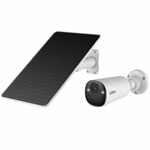 Dahua DH-KIT/BF4CP-4G-XL/M0508 0210B 2.1 MM Geniş Açı Lens 4MP Karşılıklı Konuşmalı Sim Kart 4G Bataryalı Güneş Enerjili Solar IP Bullet Kamera