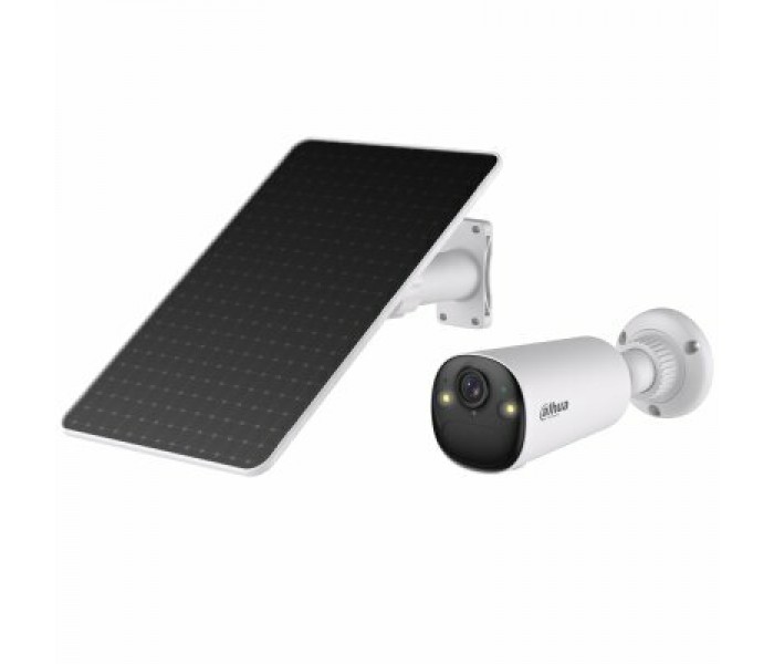 Dahua DH-KIT/BF4CP-4G-XL/M0508 0210B 2.1 MM Geniş Açı Lens 4MP Karşılıklı Konuşmalı Sim Kart 4G Bataryalı Güneş Enerjili Solar IP Bullet Kamera