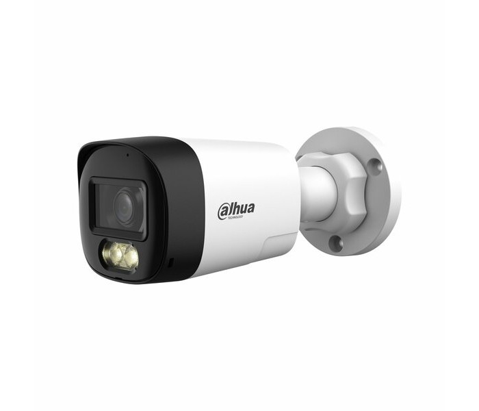 Dahua HAC-HFW1200RL-IL-T-0280B-DIP 2.8MM Lens Sesli 2MP 1080P Akıllı Çift Işıklı İki Yönlü Konuşma Özellikli HDCVI Bullet Kamera