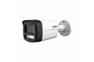 Dahua HAC-HFW1200TLM-IL-T-0280B-DIP 2MP 1080P Sesli Akıllı Çift Işıklı İki Yönlü Konuşma HDCVI Bullet Kamera