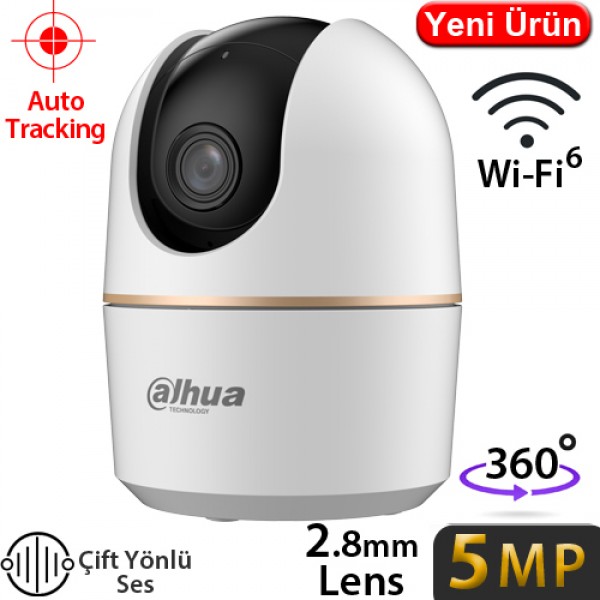 Dahua HPT1530DA-STW 5MP H265 Sesli Karşılıklı Konuşmalı Wifi PT Bebek Bakıcı Kamerası
