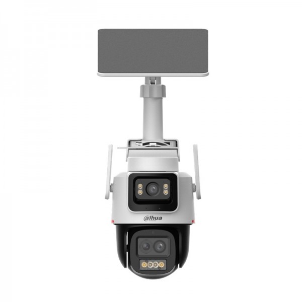 Dahua IPC-PTS2649C-3E3Z-4GB20 2X 3Mp 2.8MM Lens + 3.6 Lens + 8.4MM Lens 3 Kameralı WizColor 50Mt Gece Görüşü Hybrid-zoom PTZ 4G Solar Ip Kamera