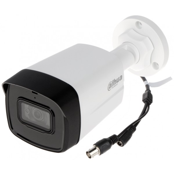 Dahua HAC-HFW1200TL-A-0360B-S4 2Mp 1080P Dahili Sesli HDCVI IR Bullet Kamera 80 Metre Gece Görüş