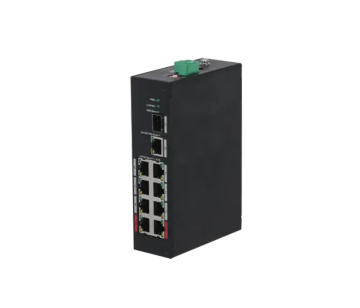Dahua PFS3110-8ET-96-V2 8-Port Endüstriyel PoE Switch (Yönetilmeyen)