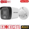 Hikvision DS-2CD1041G2-LIUF H265+ 4MP 2.8MM SMART HYBRIT LIGTH Gece Renkli Sesli POE IP Bullet Kamera 20MT