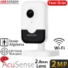 Hikvision DS-2CD2423G2-IW H265+ 2MP 1080P 2.8 mm Poeli IP Küp Kamera 2.8mm WiFi - 2 yönlü ses