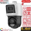 Hikvision DS-2SE4C425MWG-E/RB/14 H265+ 25X Zoom 4MP + 4MP Darkfighter Colorvu Gece Renkli Ve Sesli Alarmlı Çift Kameralı Poeli IP PTZ Kamera