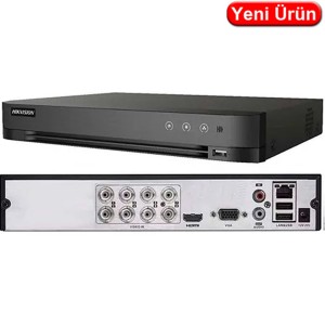 Hikvision DS-7208HGHI-M1/C H265+ 2MP 8 Kanal AHD TVI CVI Akıllı Hibrit XVR Kayıt Cihazı