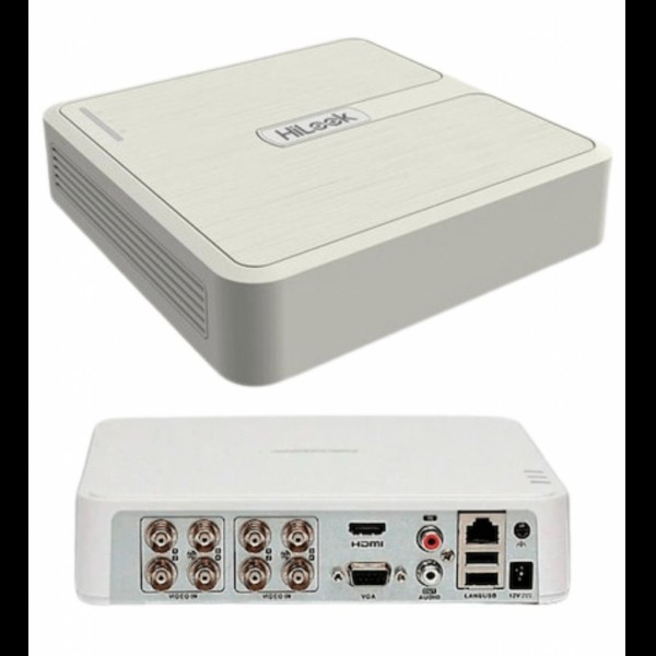 Hikvision Hilook DVR-108G-K1-1 8 Kanal 2MP H265+ AHD TVI CVI Hibrit XVR Kayıt Cihazı