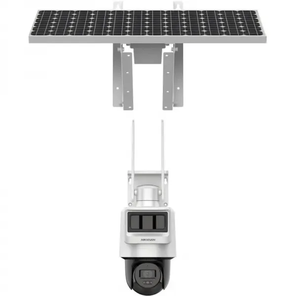 Hikvision Hilook PTZ-N2C400I-K/4G/C09S20 20 W Panel 90 W Pil 4MP 2.8MM Karşılıklı Konuşmalı 4G Solar PT IP Kamera