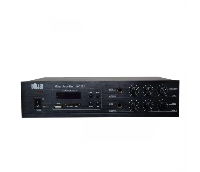 Amfi W-1120 100V Hat Trafolu Mikser Amplifikatör