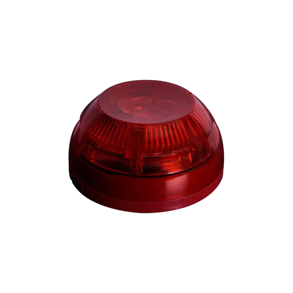 Teknim Konvansiyonel Flaşörlü Alarm Sireni, Kırmızı EN 54 Sertifikalı
