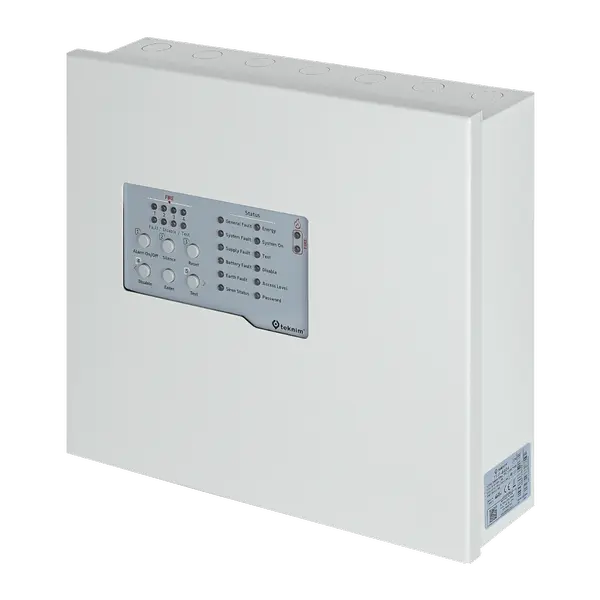 Teknim TFP-4404 4 Bölgeli Konvansiyonel Yangın Alarm Paneli EN 54 Sertifikalı