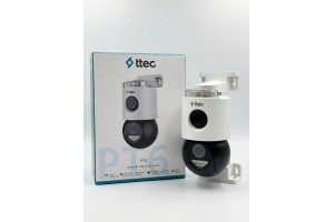 ttec PT6 6MP (3MP+3MP) Çift Kameralı Sesli Karşılıklı Konuşmalı Hareket Takipli Alarmlı Gece Renkli Dış Ortam Dual PT Wi-Fi Kamera 