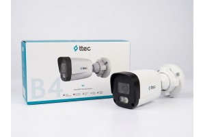 ttec B4 4MP Sesli Karşılıklı Konuşmalı Alarmlı Dış Ortam Bullet Wi-Fi Kamera