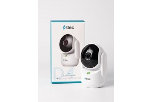 ttec D4 4MP Karşılıklı Konuşmalı Hareket Takipli Alarmlı İç Ortam PT Wİ-Fİ Bebek Bakıcı Ev Ofis Kamerası