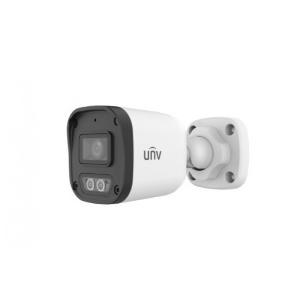 Uniview UNV IPC2122LB-AF28-DL-E Gece Renkli Sesli 2.8MM Lens 2MP 1080P H265+ Dahili Mikrofonlu Poeli IP Bullet Kamera