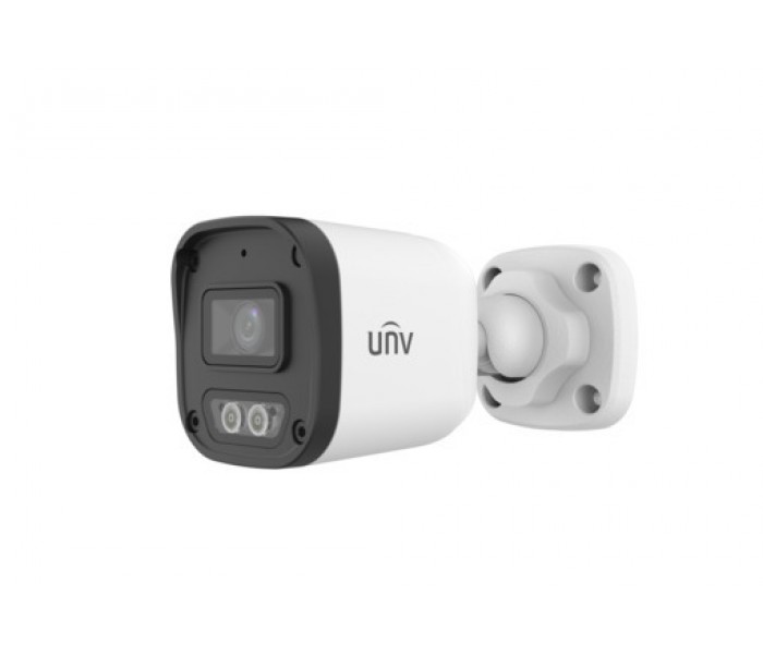 Uniview UNV IPC2122LB-AF28-DL-E Gece Renkli Sesli 2.8MM Lens 2MP 1080P H265+ Dahili Mikrofonlu Poeli IP Bullet Kamera