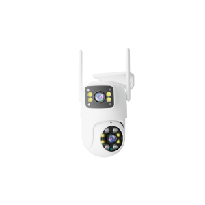 4MP Çift Kameralı Karşılıklı Konuşmalı Renkli Sesli Wifi PT IP Kamera