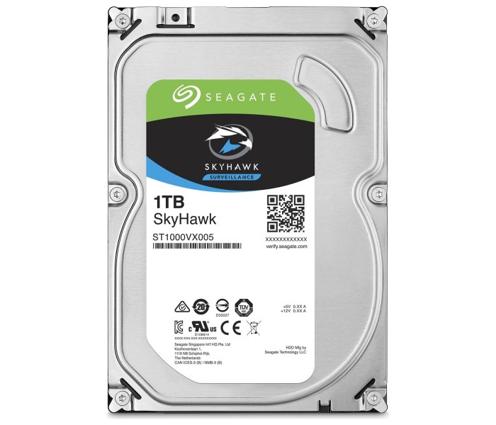 Seagate Skyhawk 1TB 7/24 Orjinal Distribütör Garantili Harddisk  1TB HDD