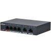 Dahua PFS3006-4GT-60-V2 DAHUA 6 PORT 4x10/100/1000 POE 2x10/100/1000 Uplink Poe Gigabit Switch