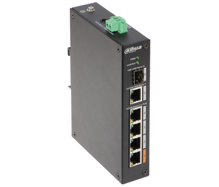 Dahua PFS3106-4ET-60 4 Port Poe 1GE 1SFP Switch