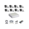 Hikvision Haikon 2MP 8 Kameralı AHD TVI Kamera Seti HD Hazır Set