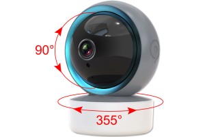TUYA (JS-P166) 2MP 1080P 360 Derece Hareket Algılama İki Yönlü Ses Gece Görüş Akıllı Wifi IP Kamera