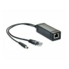 Aktif PoE Enjektör Kablo - Siyah POE Splitter Poe Converter