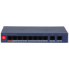 DH-CS4010-8ET2GT-60-10 PORT 10/100 8 PORT POE 60W YÖNETİLEBİLİR DESKTOP SWİTCH.