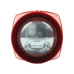 Honeywell Gent S3-S-VAD-HPR-R - S3 Loop Beslemeli Flaşörlü Siren, Kırmızı
