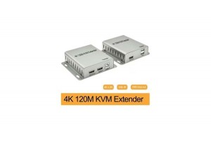 4K 120 Metre HDMI + USB KVM Alıcı ve Verici Hazır Extender Aktarıcı