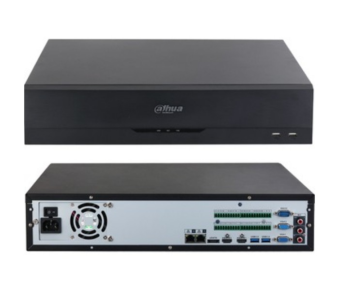 DAHUA NVR5864-EI 64 Kanal H265+ 2 HDMI 8 HDD 8x20TB RAİD Özellikli Pro 4K NVR