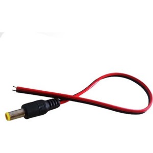  10  Adet DC Erkek Power Jack-Enerji Jakı Kablo 25cm 'lik
