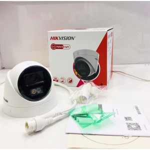 Hikvision DS-2CD1323G2-LIUF Gece Renkli Sesli Dahili Mikrofonlu H265+ 2.8mm 2MP 1080P Poeli IP Dome Kamera