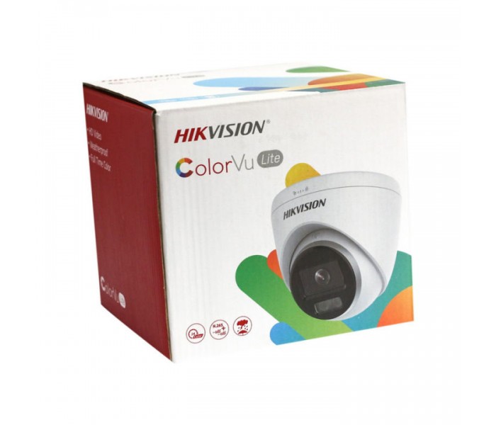 Hikvision Haikon DS-2CD1327G0-LUF 2MP 1080P Sesli Gece Renkli ColorVu IP Dome Kamera Dahili Mikrofunlu