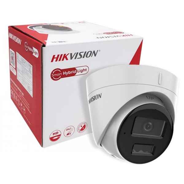 Hikvision DS-2CD1343G2-LIUF Gece Renkli Sesli 4MP H265+ 2.8mm Lens Colorvu Hibrit Poeli IP Dome Kamera