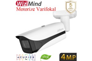 Dahua IPC-HFW5442E-ZE-2712 4MP H265+ Motorize Lens Epoe Yüz Tanıma Özellikli IP Bullet Kamera