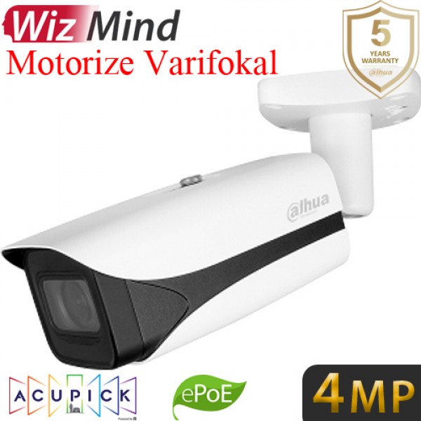 Dahua IPC-HFW5442E-ZE-2712 4MP H265+ Motorize Lens Epoe Yüz Tanıma Özellikli IP Bullet Kamera