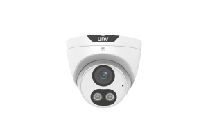 Unv IPC3614LE-ADF28-KC-WL 4MP Renkli Sesli Hoparlörlü Colorhunter H265+ 2.8mm Poe IP Dome Kamera